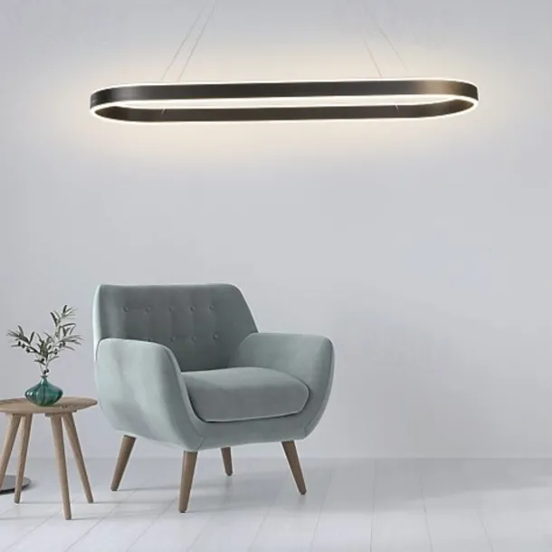 80/100cm Circle Design Pendant Light LED Nordic Style Aluminium Alloy Painted Finishes Modern Fashion for Dining Room Kitchen Living Room 110-240V 78W ONLY DIMMABLE WITH REMOTE CONTROL