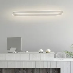 80/100cm Circle Design Pendant Light LED Nordic Style Aluminium Alloy Painted Finishes Modern Fashion for Dining Room Kitchen Living Room 110-240V 78W ONLY DIMMABLE WITH REMOTE CONTROL