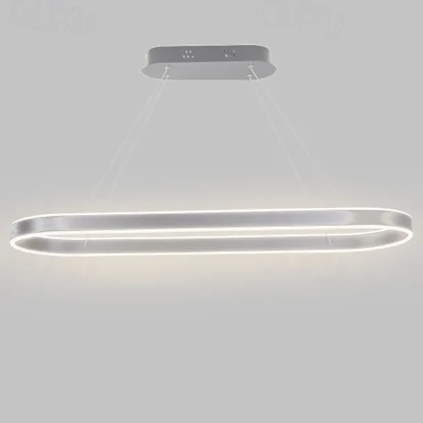 80/100cm Circle Design Pendant Light LED Nordic Style Aluminium Alloy Painted Finishes Modern Fashion for Dining Room Kitchen Living Room 110-240V 78W ONLY DIMMABLE WITH REMOTE CONTROL