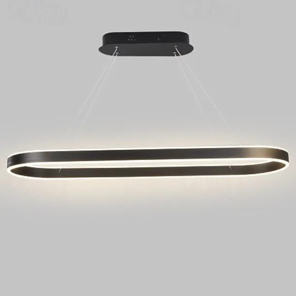 80/100cm Circle Design Pendant Light LED Nordic Style Aluminium Alloy Painted Finishes Modern Fashion for Dining Room Kitchen Living Room 110-240V 78W ONLY DIMMABLE WITH REMOTE CONTROL