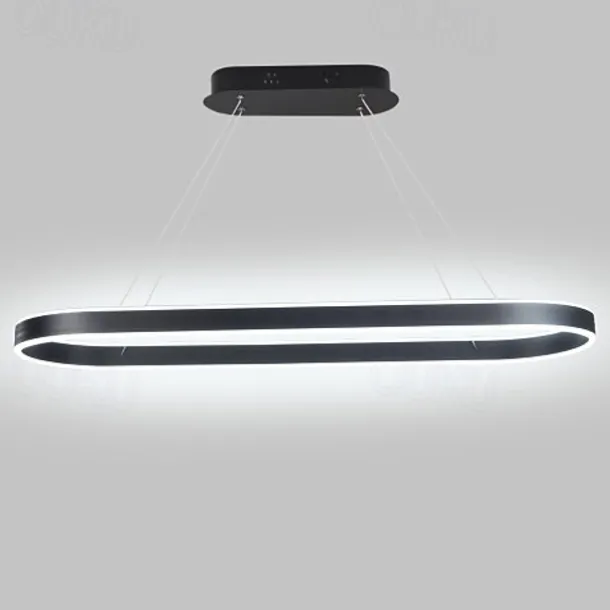 80/100cm Circle Design Pendant Light LED Nordic Style Aluminium Alloy Painted Finishes Modern Fashion for Dining Room Kitchen Living Room 110-240V 78W ONLY DIMMABLE WITH REMOTE CONTROL