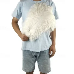 45-50cm Colorful Large Feather Ostrich Hair Table Flower Wedding Decoration Ostrich Feather