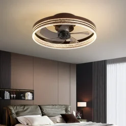 50cm LED Ceiling Fan Light Ceiling Fan Metal Painted Finishes Modern 220-240V