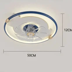50cm LED Ceiling Fan Light Ceiling Fan Metal Painted Finishes Modern 220-240V
