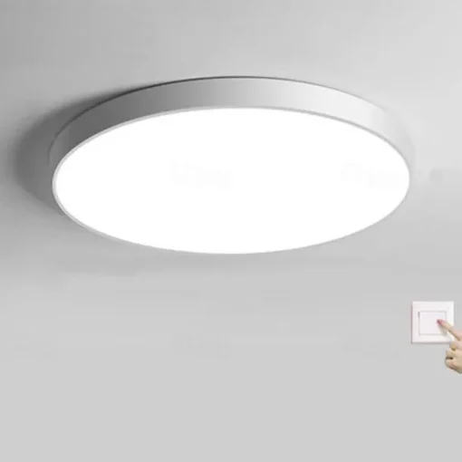 30cm LED Ceiling Light Basic Modern Matte Multi-shade Dimmable Flush Mount Lights Plastic Bowl Painted Finishes AC110-240V
