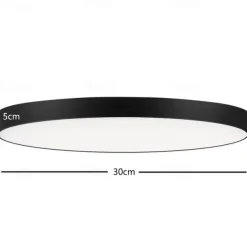 30cm LED Ceiling Light Basic Modern Matte Multi-shade Dimmable Flush Mount Lights Plastic Bowl Painted Finishes AC110-240V