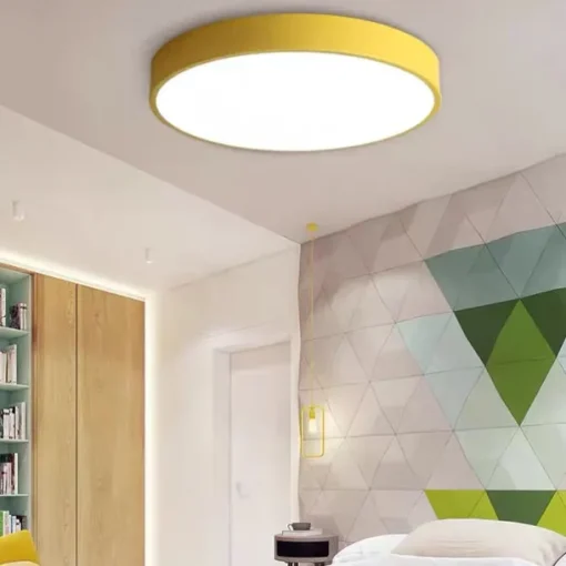 30cm LED Ceiling Light Basic Modern Matte Multi-shade Dimmable Flush Mount Lights Plastic Bowl Painted Finishes AC110-240V