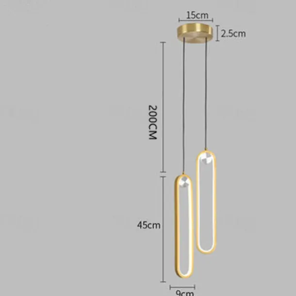40cm LED Pendant Light Single Design Aluminium Alloy Formal Modern Style Stylish Painted Finishes Dining Room Bedroom Lights 110-240V