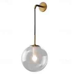 58cm LED Wall Lamps Creative Nordic Style Wall Sconces Spherical Design Vintage Bedroom Living room Hallway Staircase Glass Wall Light IP54 : 110-120V 220-240V