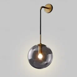 58cm LED Wall Lamps Creative Nordic Style Wall Sconces Spherical Design Vintage Bedroom Living room Hallway Staircase Glass Wall Light IP54 : 110-120V 220-240V