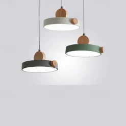 50cm Pendant Light Cluster Design Line Design Geometric Shapes Pendant Light Metal Artistic Style Modern Style Metal Painted Finishes LED Nordic Style 85-265V