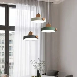 50cm Pendant Light Cluster Design Line Design Geometric Shapes Pendant Light Metal Artistic Style Modern Style Metal Painted Finishes LED Nordic Style 85-265V