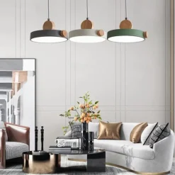 50cm Pendant Light Cluster Design Line Design Geometric Shapes Pendant Light Metal Artistic Style Modern Style Metal Painted Finishes LED Nordic Style 85-265V