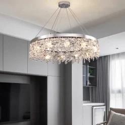 50cm Unique Design Chandelier Stainless Steel Electroplated Modern 220-240V