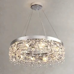 50cm Unique Design Chandelier Stainless Steel Electroplated Modern 220-240V