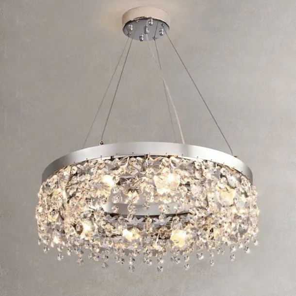 50cm Unique Design Chandelier Stainless Steel Electroplated Modern 220-240V