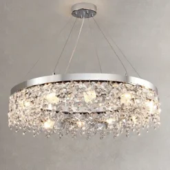 50cm Unique Design Chandelier Stainless Steel Electroplated Modern 220-240V