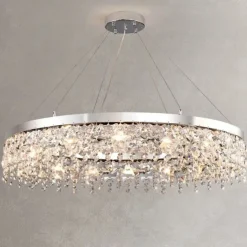 50cm Unique Design Chandelier Stainless Steel Electroplated Modern 220-240V