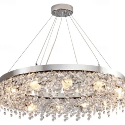 50cm Unique Design Chandelier Stainless Steel Electroplated Modern 220-240V