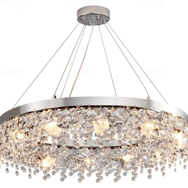 50cm Unique Design Chandelier Stainless Steel Electroplated Modern 220-240V