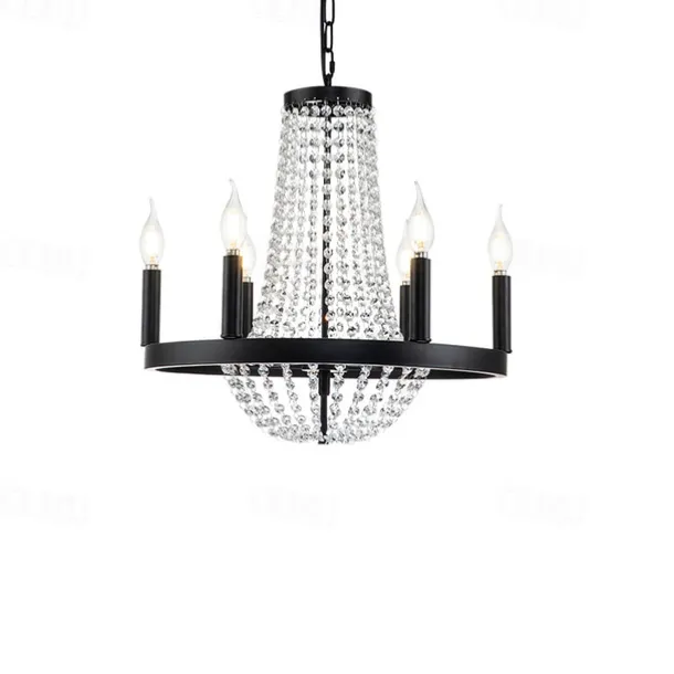 48cm Unique Design Chandelier Metal Painted Finishes Vintage 220-240V