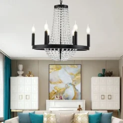 48cm Unique Design Chandelier Metal Painted Finishes Vintage 220-240V