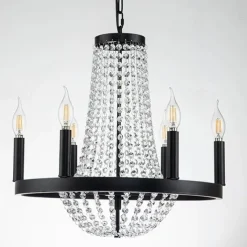 48cm Unique Design Chandelier Metal Painted Finishes Vintage 220-240V