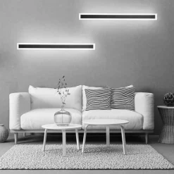 60/80/100cm Wall Light LED Acrylic Wall Sconces Long Porch Wall Lamp Fixture Suitable for Living Room AC85-265V