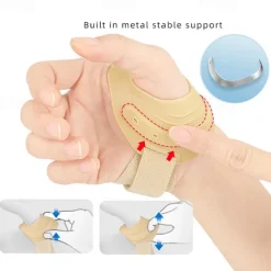 CMC Thumb Brace for Arthritis Pain Relief Thumb Stabilizer & Support for CMC Joint Osteoarthritis Pain Adjustable &Comfortable