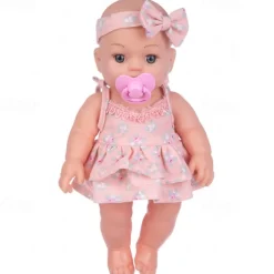 30cm/12inch Reborn doll Realistic baby doll with set hat socks pacifier Christmas Festival Gift