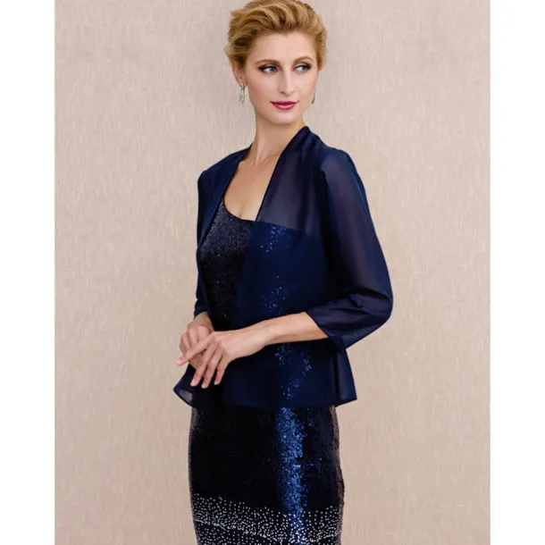 Coats / Jackets Chiffon Wedding Gueat Wraps / Party / Evening Women's Wrap With Draping / Solid dress to impress