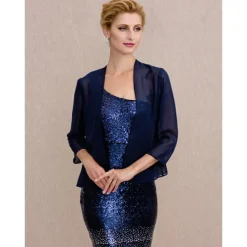 Coats / Jackets Chiffon Wedding Gueat Wraps / Party / Evening Women's Wrap With Draping / Solid dress to impress