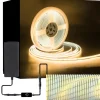 COB LED Light Strip Stepless Dimming16.4ft 5m, LED Rope Light Bendable Band Light, CRI 80 60W Suitable for High-end Lighting DC12V DC24V