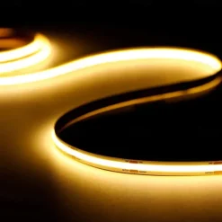 COB LED Light Strip Stepless Dimming16.4ft 5m, LED Rope Light Bendable Band Light, CRI 80 60W Suitable for High-end Lighting DC12V DC24V