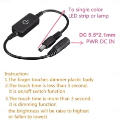 COB LED Light Strip Stepless Dimming16.4ft 5m, LED Rope Light Bendable Band Light, CRI 80 60W Suitable for High-end Lighting DC12V DC24V