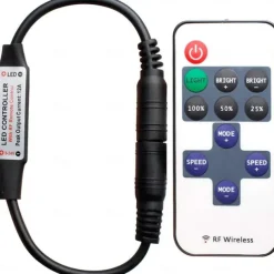 COB LED Light Strip with RF11 Key Remote Control 16.4ft Adjustable Ultra Bright Warm White Natural Light White COB Light Strip DIY Self-adhesive Indoor Suitable for Living Rooms Shelves Cabinet