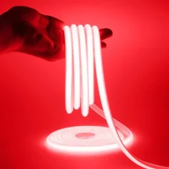 COB LED Strip 288 LEDs/m 220V EU Plug RA90 COB Outdoor Neon Sign Tape White Natural Pink Red For Kitchen Lighting