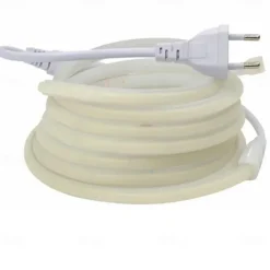 COB LED Strip Light 288 LEDs/m, RA 90 High Brightness Strip Light, 3000K/4000K/6000K Flexible LED Tape for Bedroom, Kitchen, Home Decor-220V EU Plug