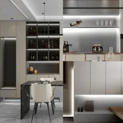 COB LED Vanity Mirror Light Kit, 1-4M/3.2-13ft 420LED/m Adjustable Strip Light, Dimmer & Power Supply COB Strip Lights for Mirror, Closet, Kitchen, Cabinet Lighting