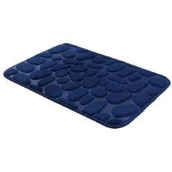 Cobblestone Embossed Bath Mat Non-slip , Memory Foam Pad, Washable Bath Rugs, Rapid Water Absorbent, Non-Slip, Washable, Thick, Soft And Comfortable Carpet For Shower Room