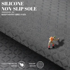 Cobblestone Semi-round Doormat Kitchen Mat Floor Mat Non-Slip Area Rug Oil Proof Rug Indoor Outdoor Mat Bedroom Decor Bathroom Mat Entrance Rug Spring Summer