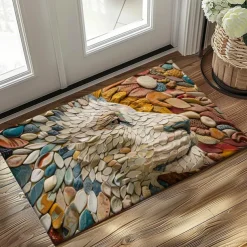 Cobblestones Animals Doormat Kitchen Mat Floor Mat Non-Slip Area Rug Oil Proof Rug Indoor Outdoor Mat Bedroom Decor Bathroom Mat Entrance Rug