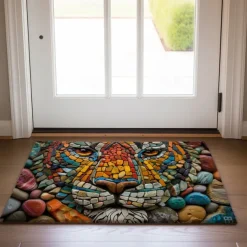 Cobblestones Animals Doormat Kitchen Mat Floor Mat Non-Slip Area Rug Oil Proof Rug Indoor Outdoor Mat Bedroom Decor Bathroom Mat Entrance Rug