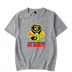 Cobra Kai Karate Kid T-shirt Anime Cartoon Anime Harajuku Graphic Kawaii For Couple's Men's Women's Adults' Carnival Masquerade Saint Patrick's Day Hot Stamping