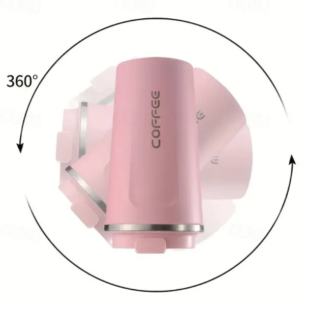 Coffee Mug Smart Travel Thermos Cup Temperature Display Stainless Steel Vacuum Coffee Cup With AI Temperature Display