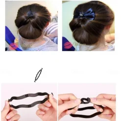 Coiled Hair 4 Pieces Hairpin Fishtail Braid Pointed Tail Comb Double Hook Ball Head Set Hairdressing Tools