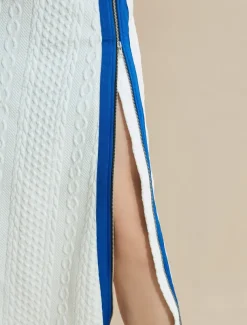 Color Block Round Neck Casual Set