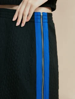 Color Block Round Neck Casual Set