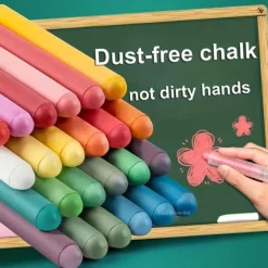 24Color Dust-free Water-soluble Chalk Color Erasable Pen School Teacher Special Blackboard Pen Student Painting Pen Set For Kid