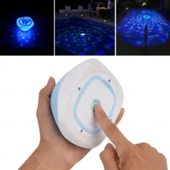 Colorful Floating Underwater Light RGB Bathtub Spa Lamp Swimming Pool Lights Battery Powered Children's Bath Lamp Projector Kids Gifts